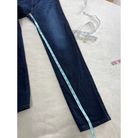 AG Adriano Goldschmied Prima Mid Rise Cigarette Leg Jean Dark Blue Women's 27 - Picture 6 of 6